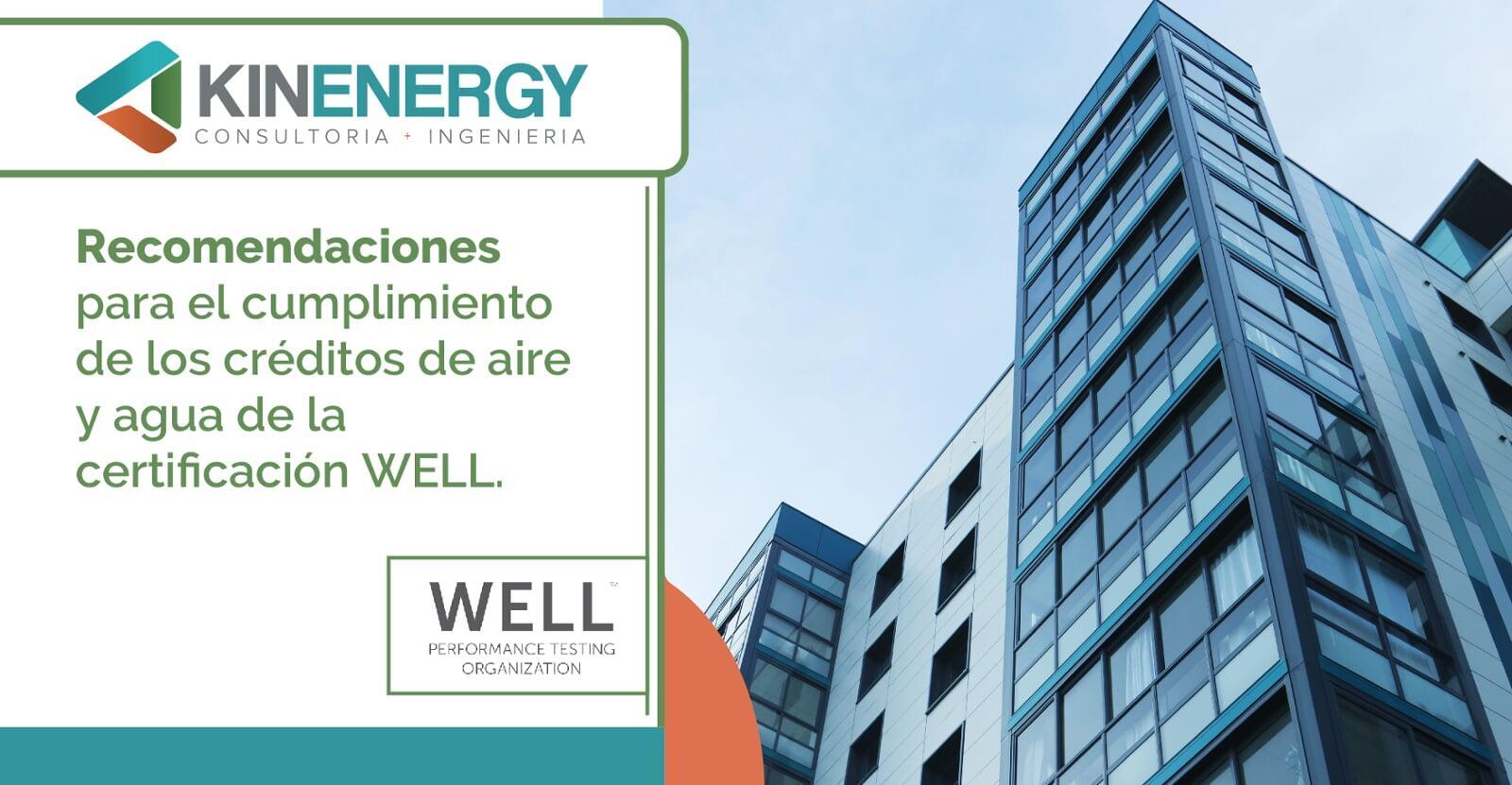 Recomendaciones para cumplimiento de los créditos de aire y agua de la certificación WELL